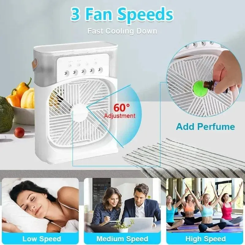 Portable air cooler 3-in-1