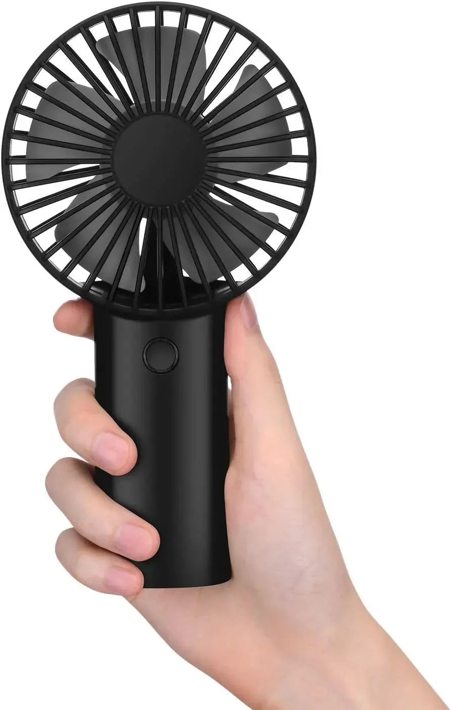 portable fan Portable Handheld Fan, 4400Mah Battery Operated Rechargeable Personal Fan, 6-15 Hours Working Time for Outdoor Activities, Summer Gift for Men Women