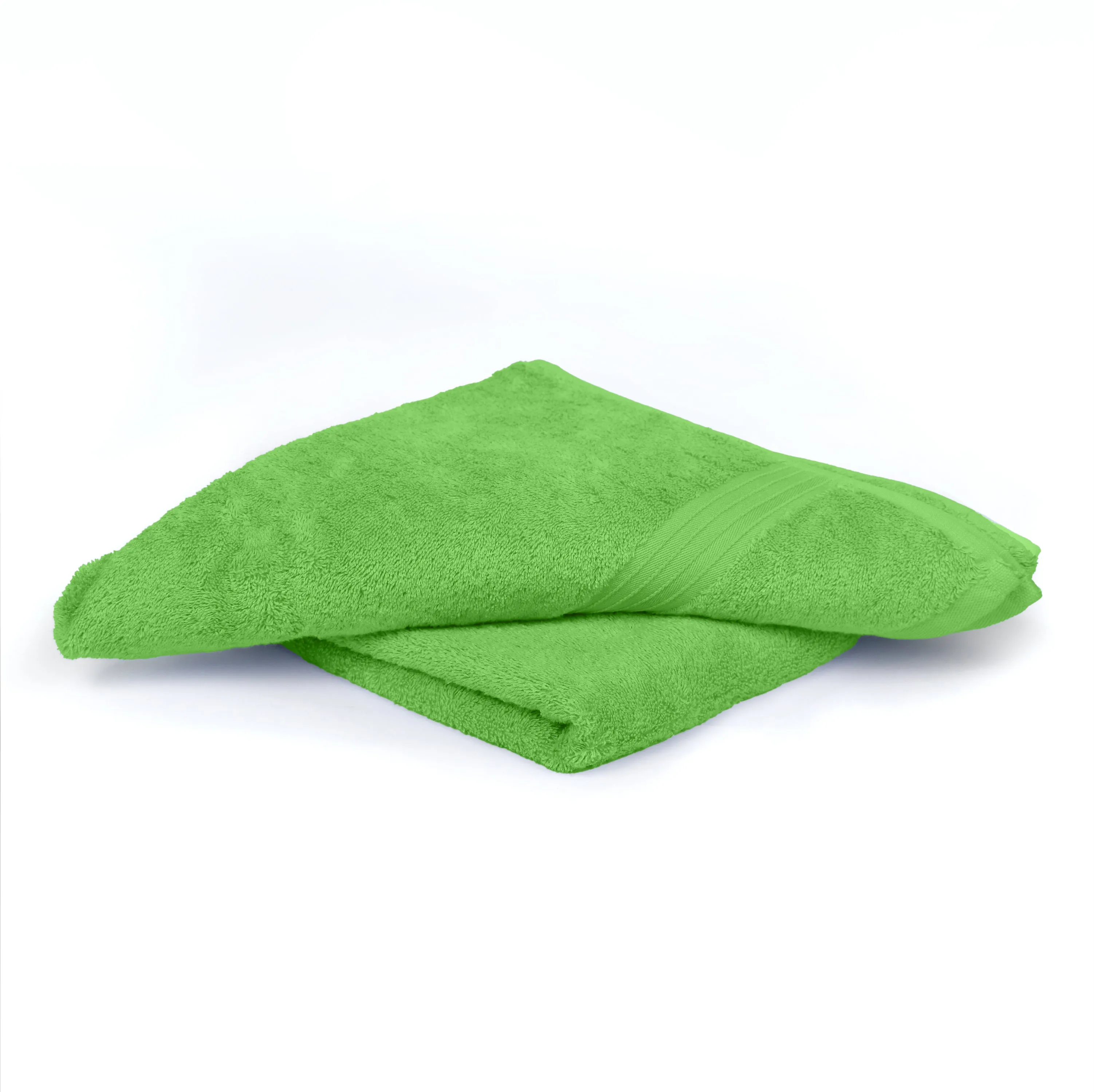 Premium Green Pack of 2  600gsm High Quality Cotton Bath Towel 70x140cm