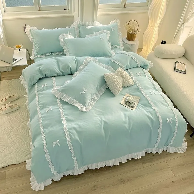 Pretty Princess Ruffled Bedding Set