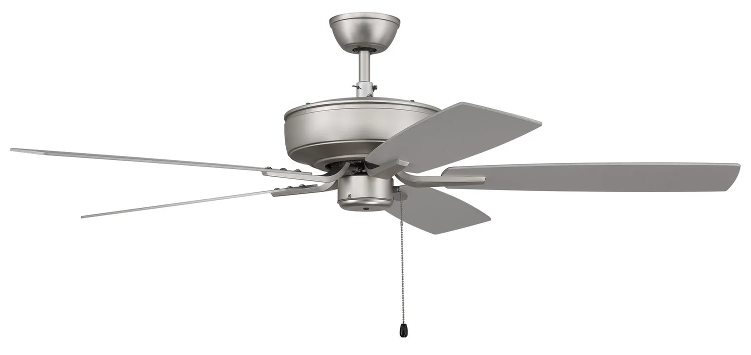 Pro Plus 52" Ceiling Fan in Brushed Satin Nickel