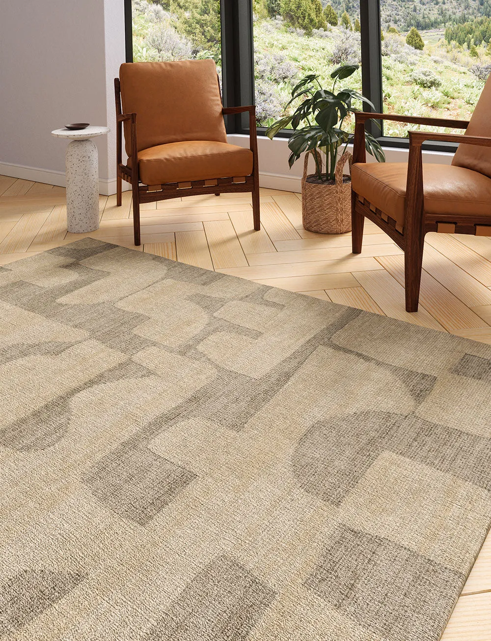 Puzla Natural Beige Rug - Second Love