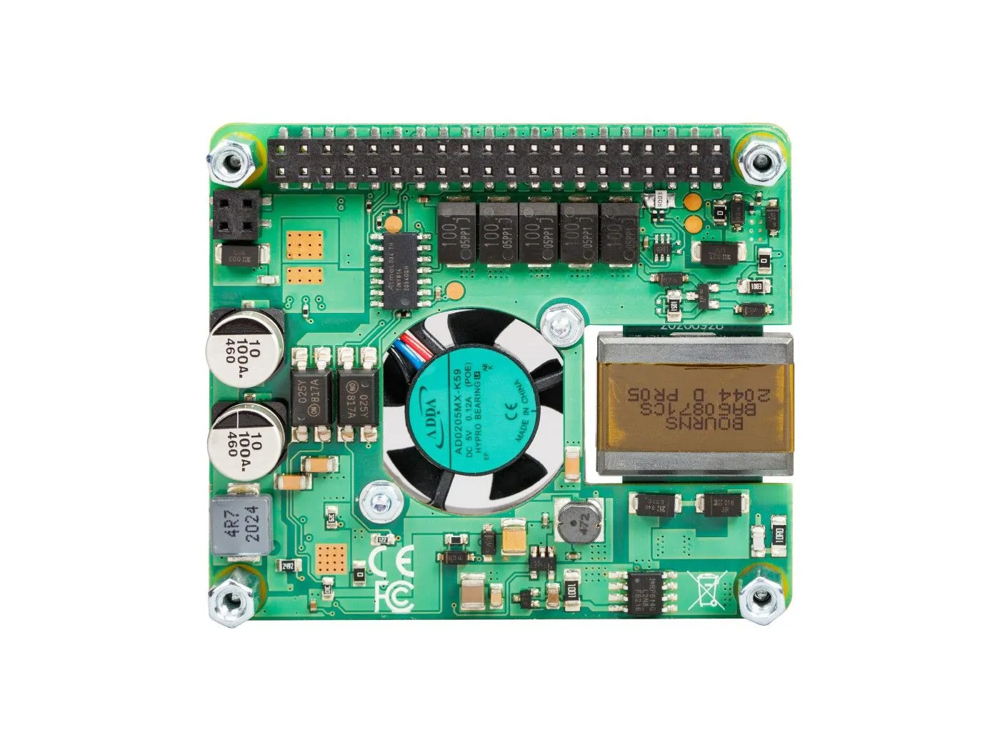 Raspberry Pi PoE  HAT for Raspberry Pi 4B/3B 