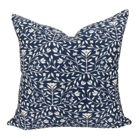 READY TO SHIP Designer Clay McLaurin Cloister Pillow Cover in Indigo