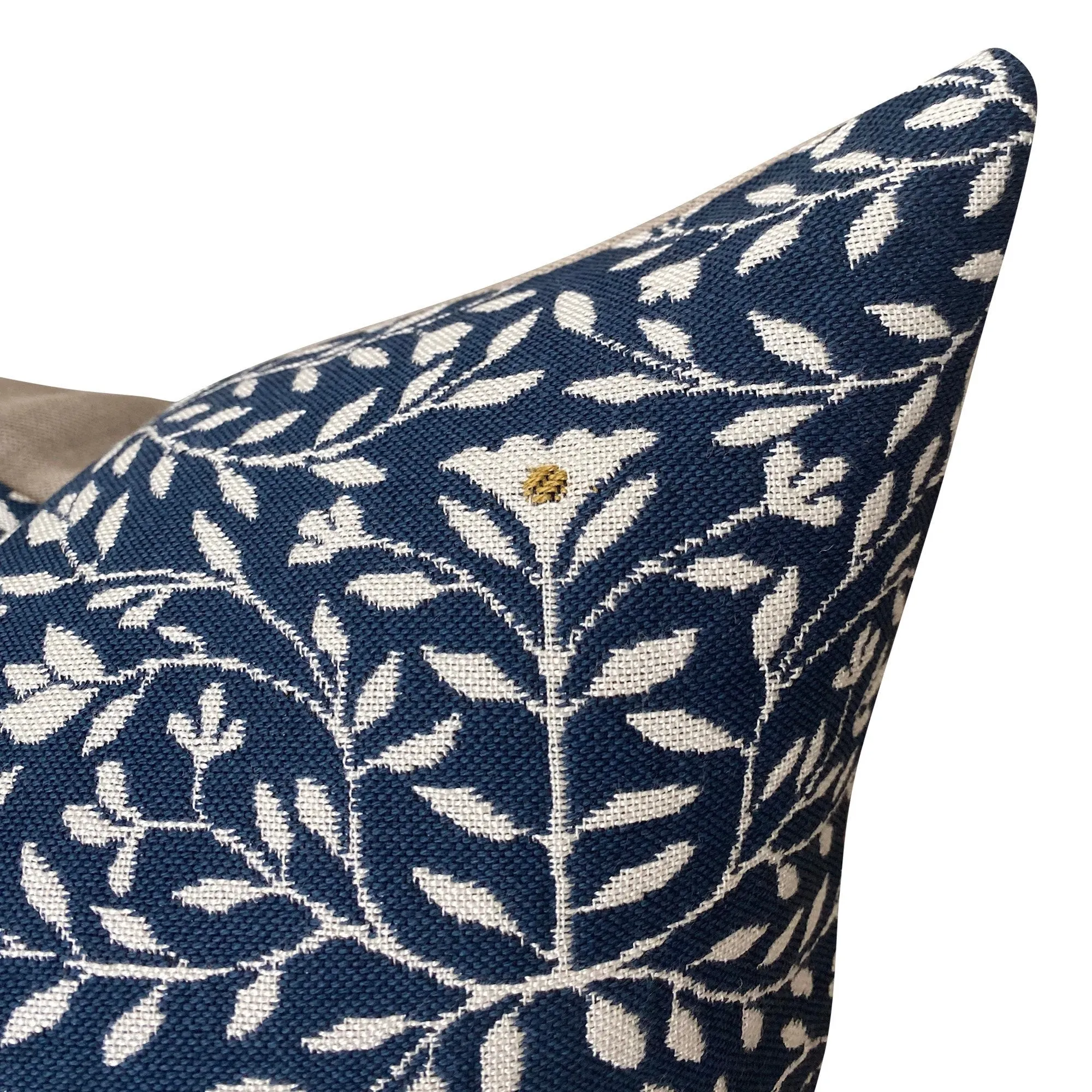 READY TO SHIP Designer Clay McLaurin Cloister Pillow Cover in Indigo