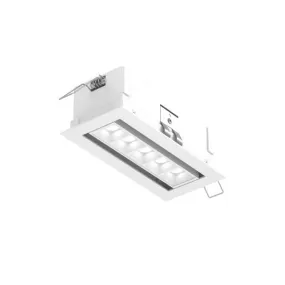 Recessed Linear with 5 Mini Swivel Spot Lights