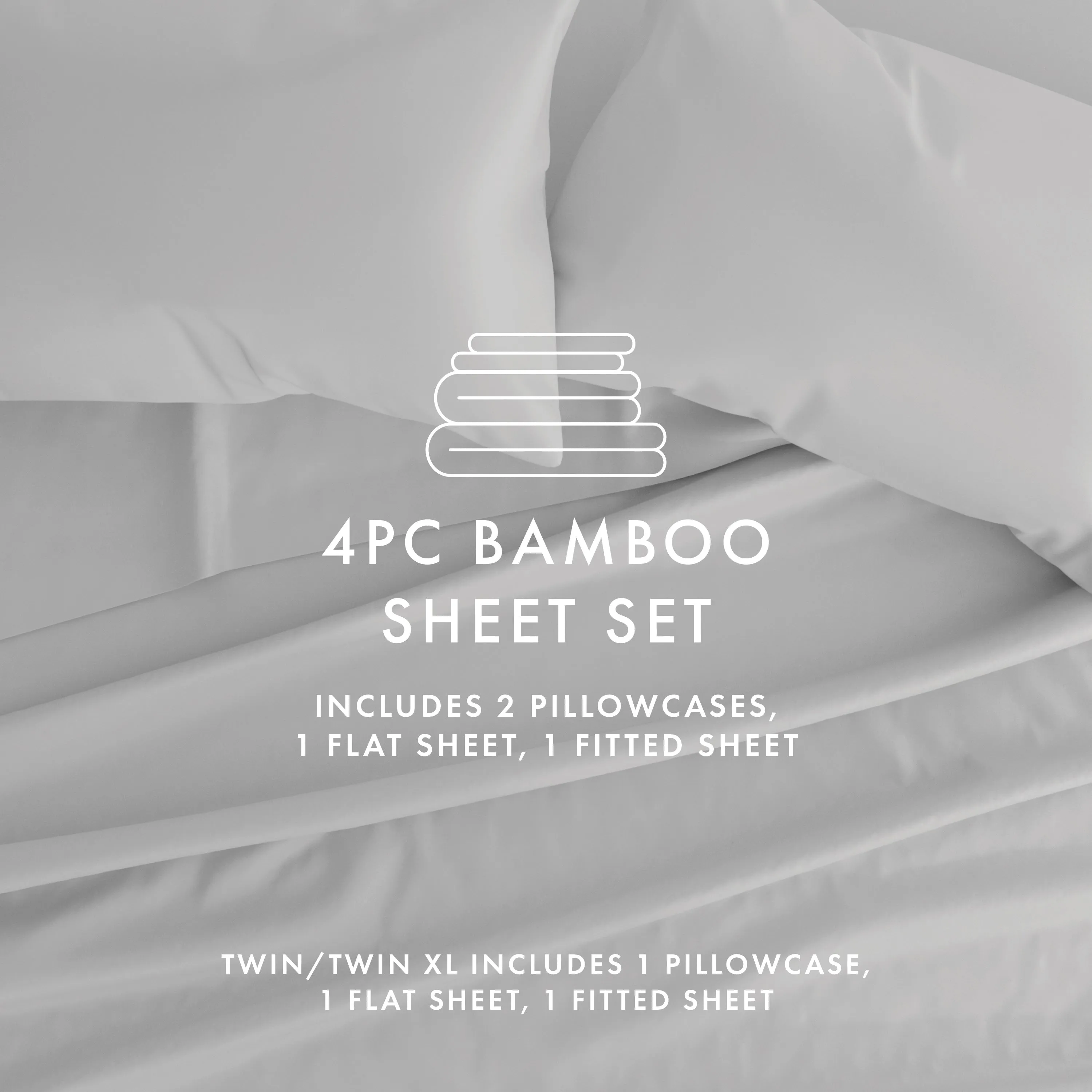 Sale - 4-Piece Bamboo Sheet Set