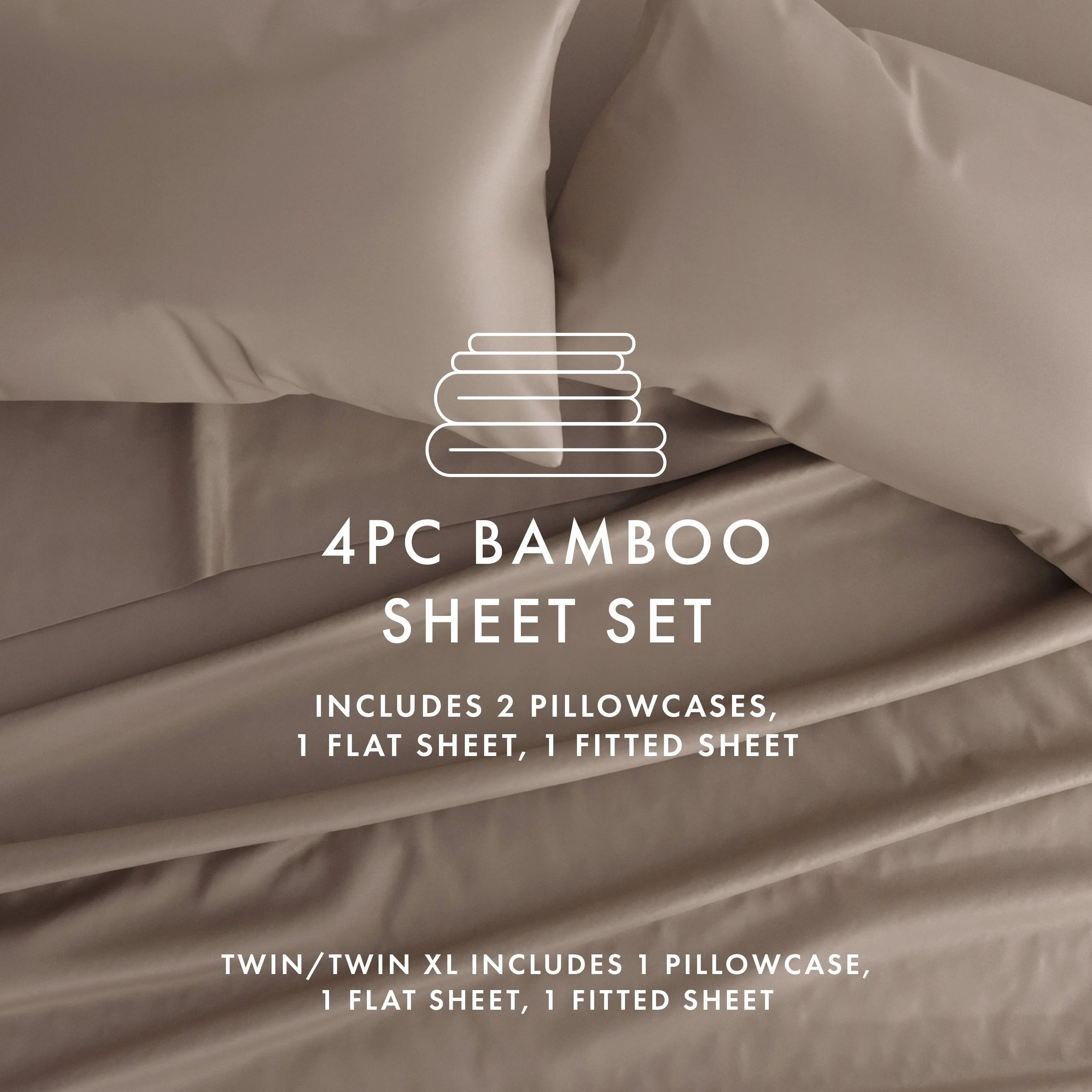 Sale - 4-Piece Bamboo Sheet Set