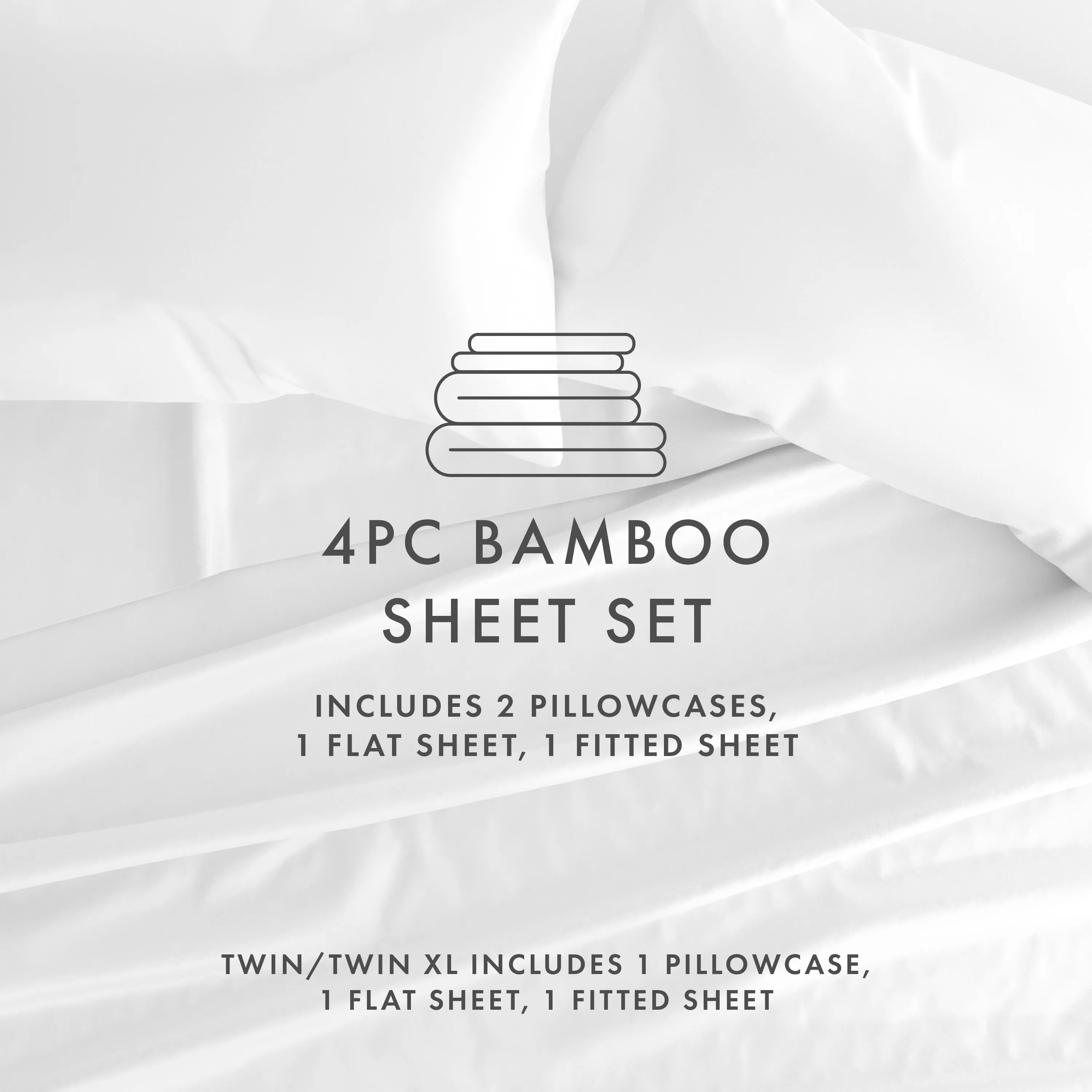 Sale - 4-Piece Bamboo Sheet Set