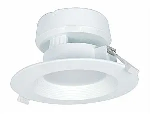 Satco S9011 - LED Downlight Retrofit - 4 Inch - 7 Watt - 2700 Kelvin - White Finish