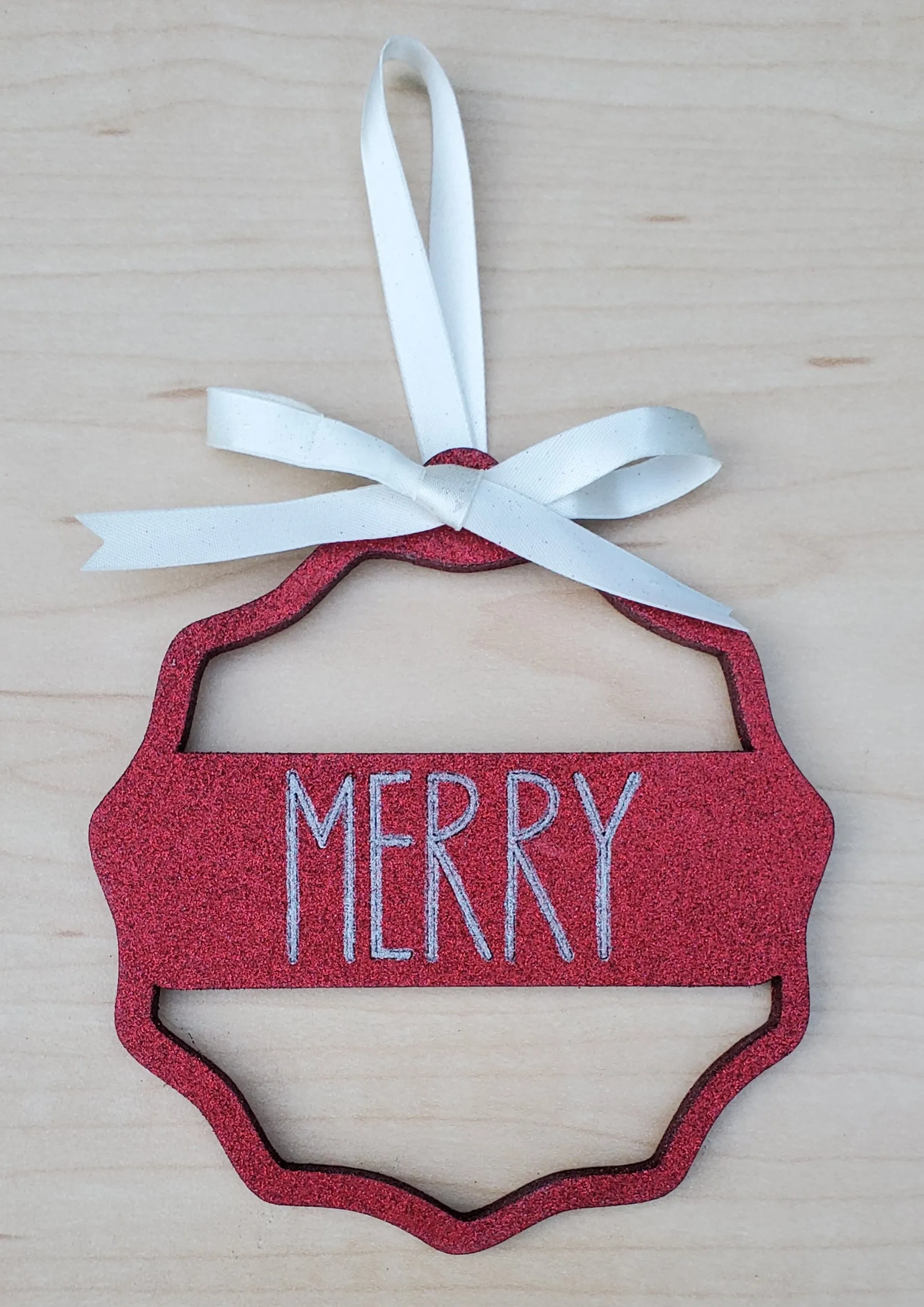 Set of 12 Farmhouse Christmas Ornament SVG Laser Ready Files