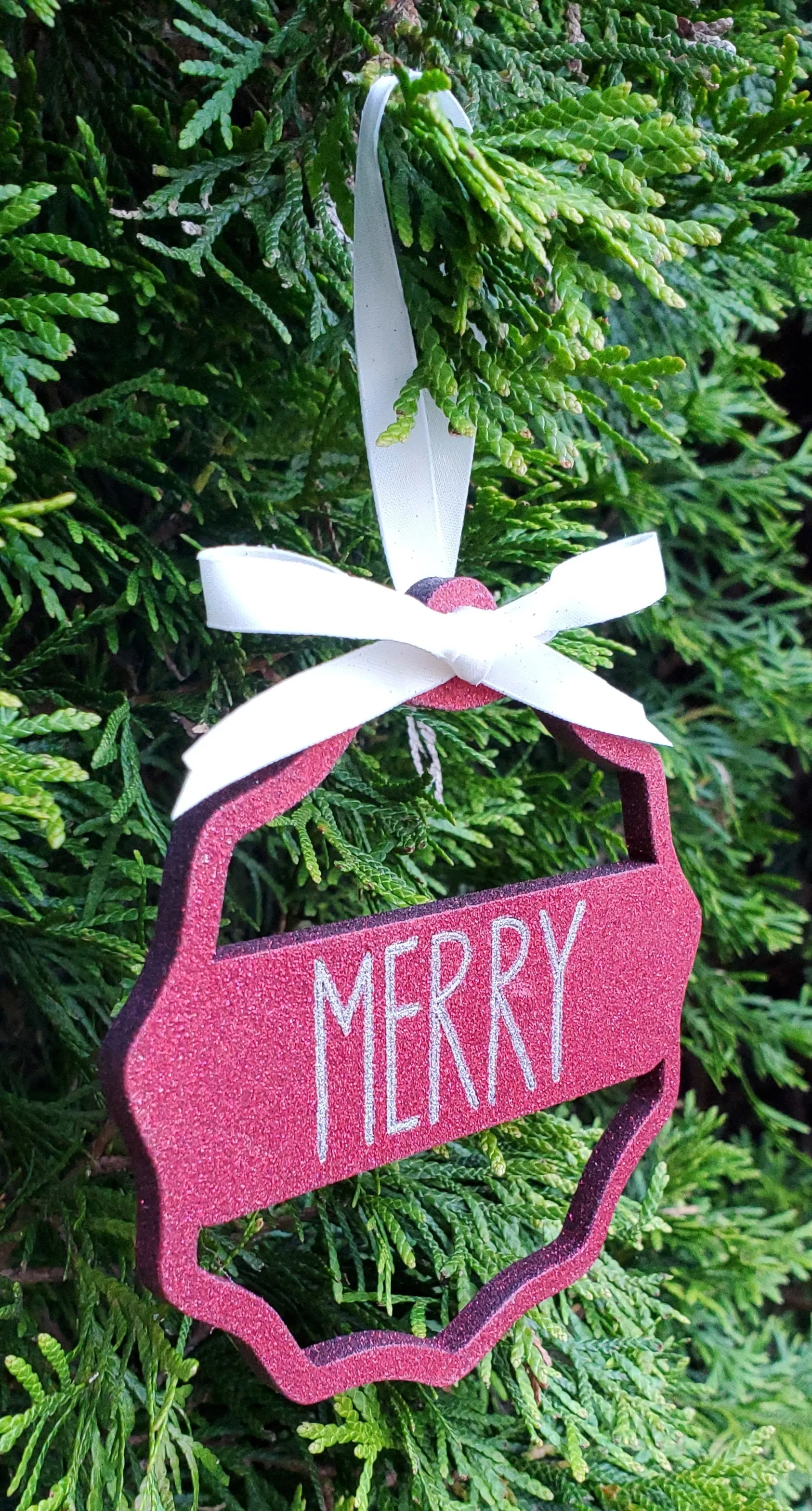 Set of 12 Farmhouse Christmas Ornament SVG Laser Ready Files