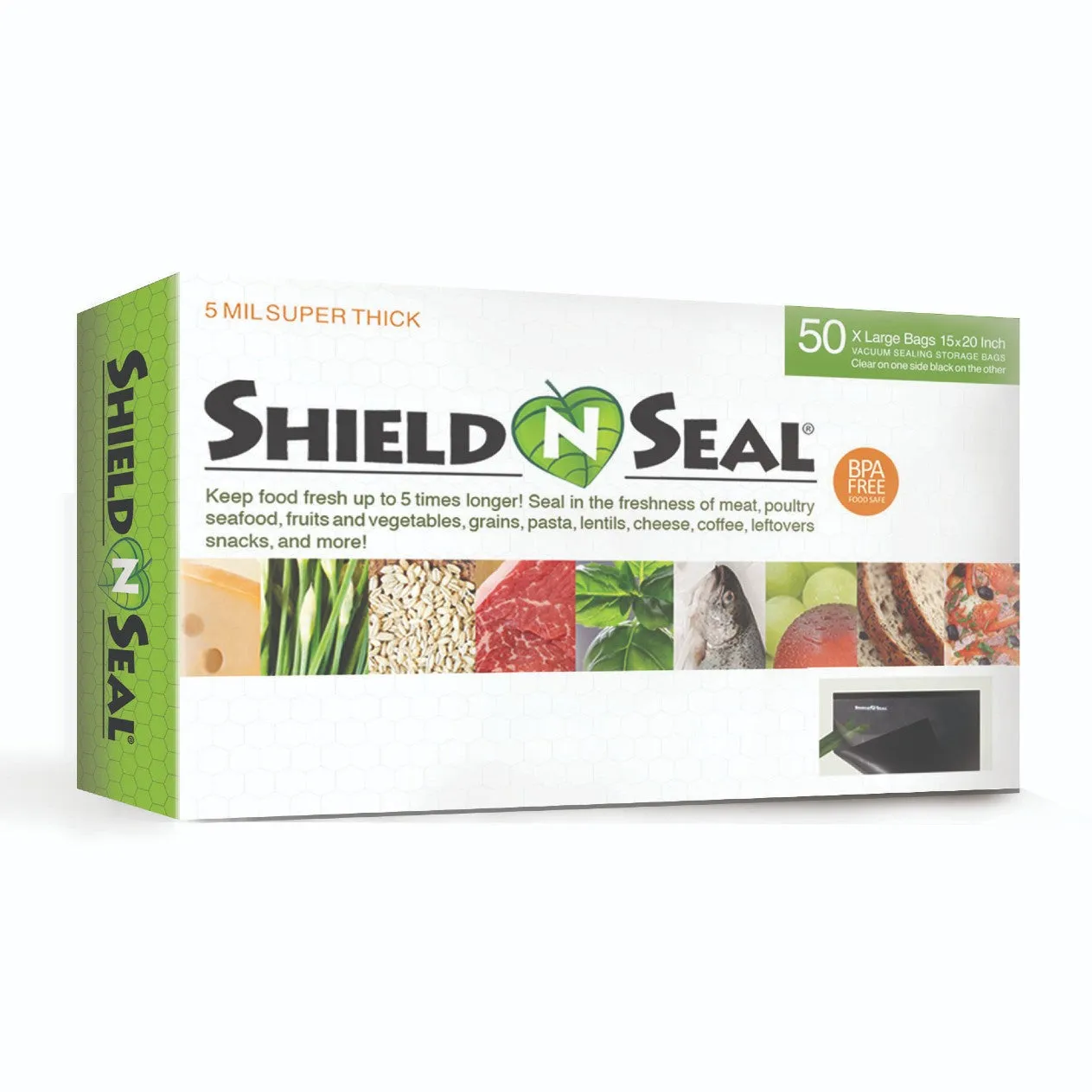 Shield N Seal Precut Bags (15" x 20" / Box of 50)