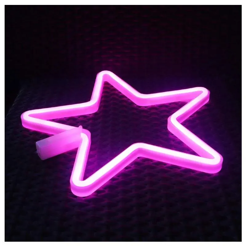 Star Sign Home Decoration LED Modeling Lamp FA-A8 RED