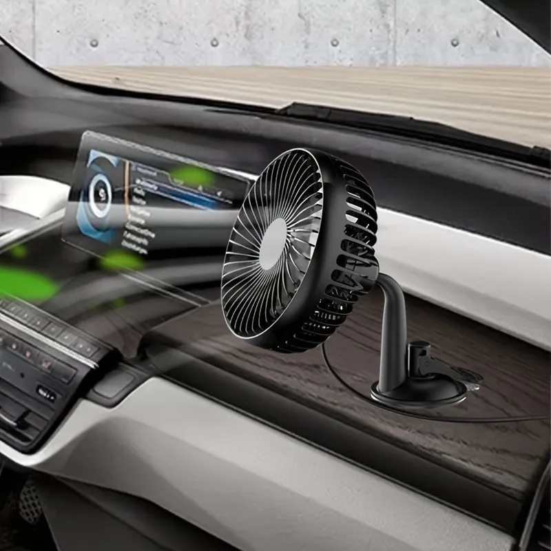 Stay Cool Anywhere, Anytime Portable USB Desk and Car Fan