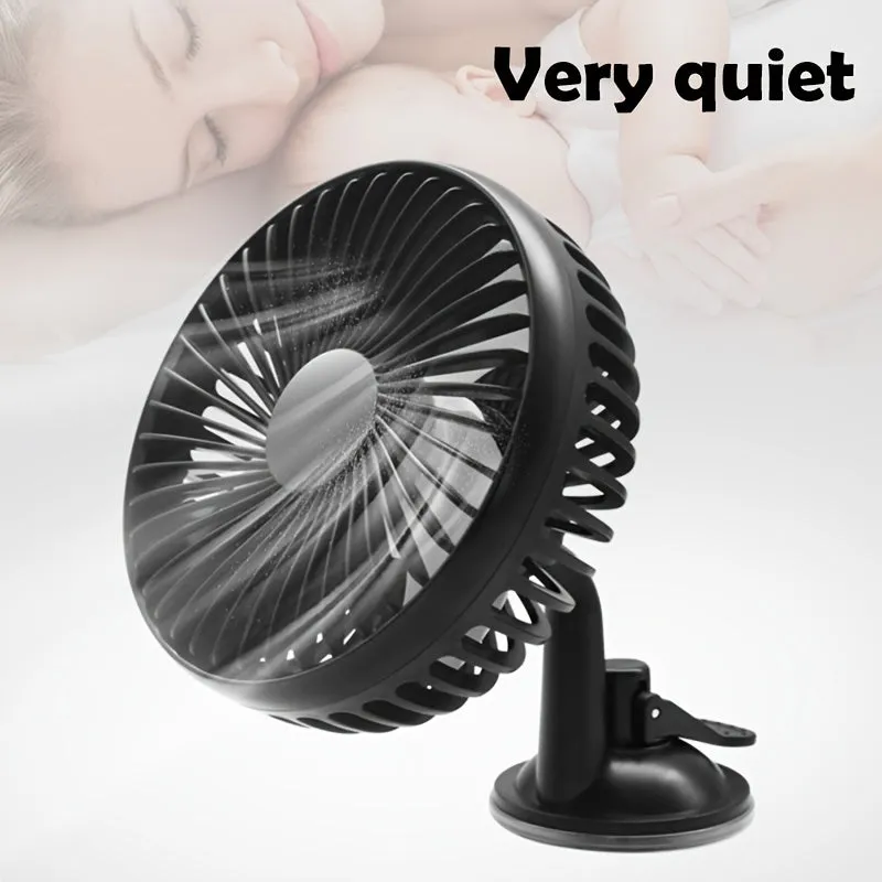 Stay Cool Anywhere, Anytime Portable USB Desk and Car Fan