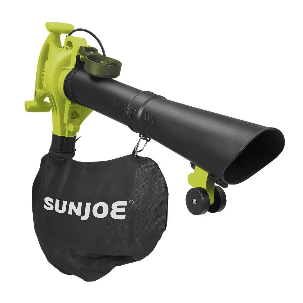 Sun Joe SBJ605E 3-in-1 Electric Blower | 250 MPH | 14 Amp | Vacuum | Mulcher