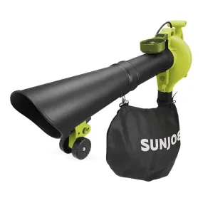 Sun Joe SBJ605E 3-in-1 Electric Blower | 250 MPH | 14 Amp | Vacuum | Mulcher