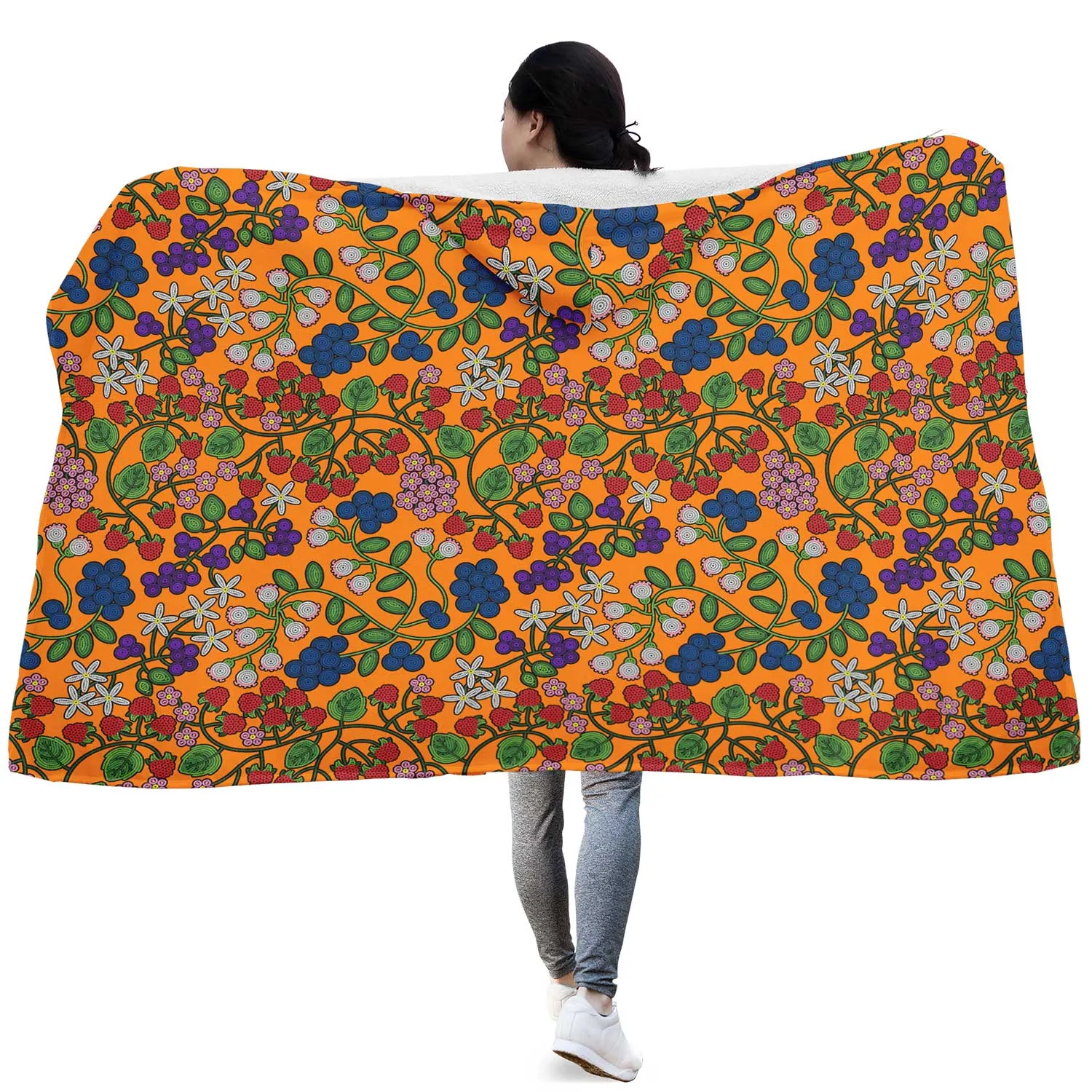 Takwakin Harvest Carrot Hooded Blanket