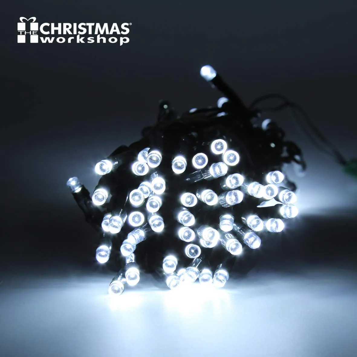 The Christmas Workshop 86330 1000 Bright White LED Chaser Christmas Lights / Indoor or Outdoor Fairy Lights / 69.9 Metres / 8 Light Modes / Great For Christmas, Weddings & Gardens