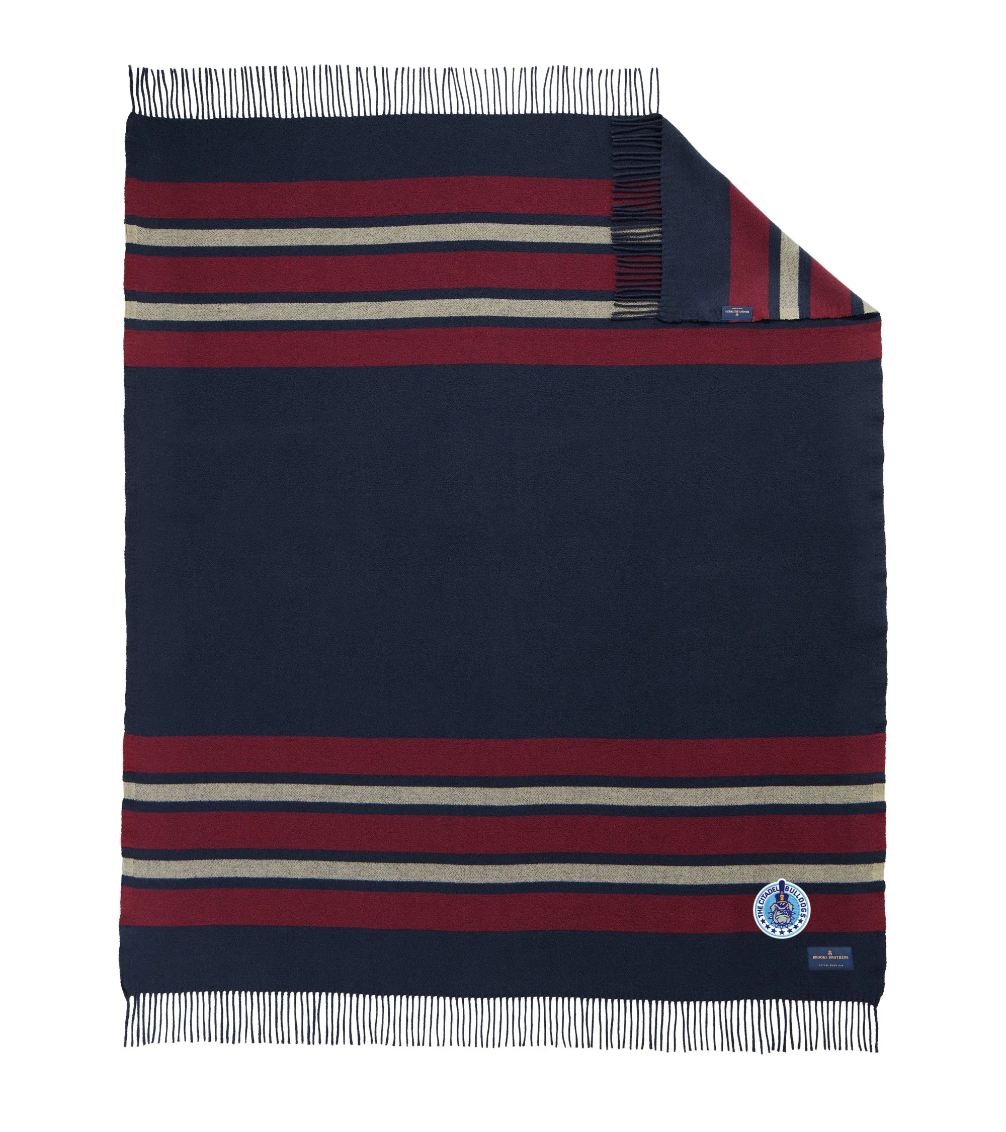 The Citadel, Spike and Stars logo, Brooks Brothers® Heritage Blanket