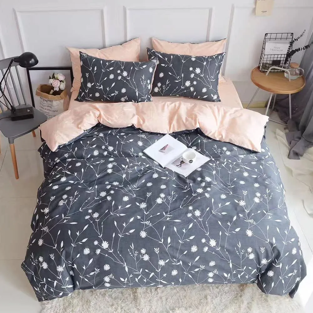 The Floral Navy Bed Set