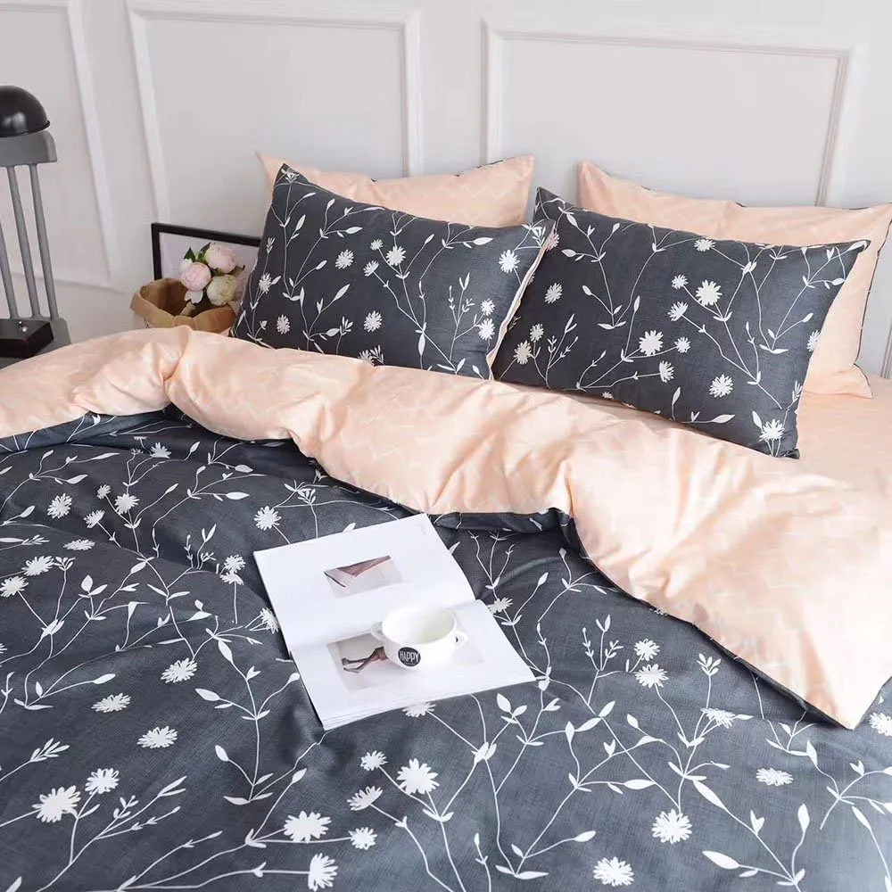 The Floral Navy Bed Set