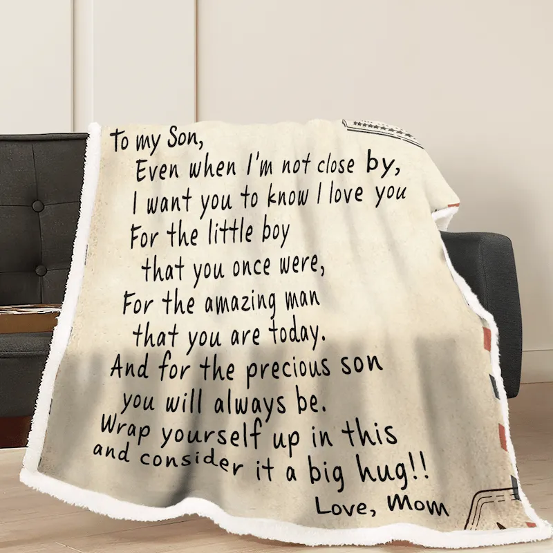 To My Son - From Mom - I Want You To Know G005 - Premium Blanket