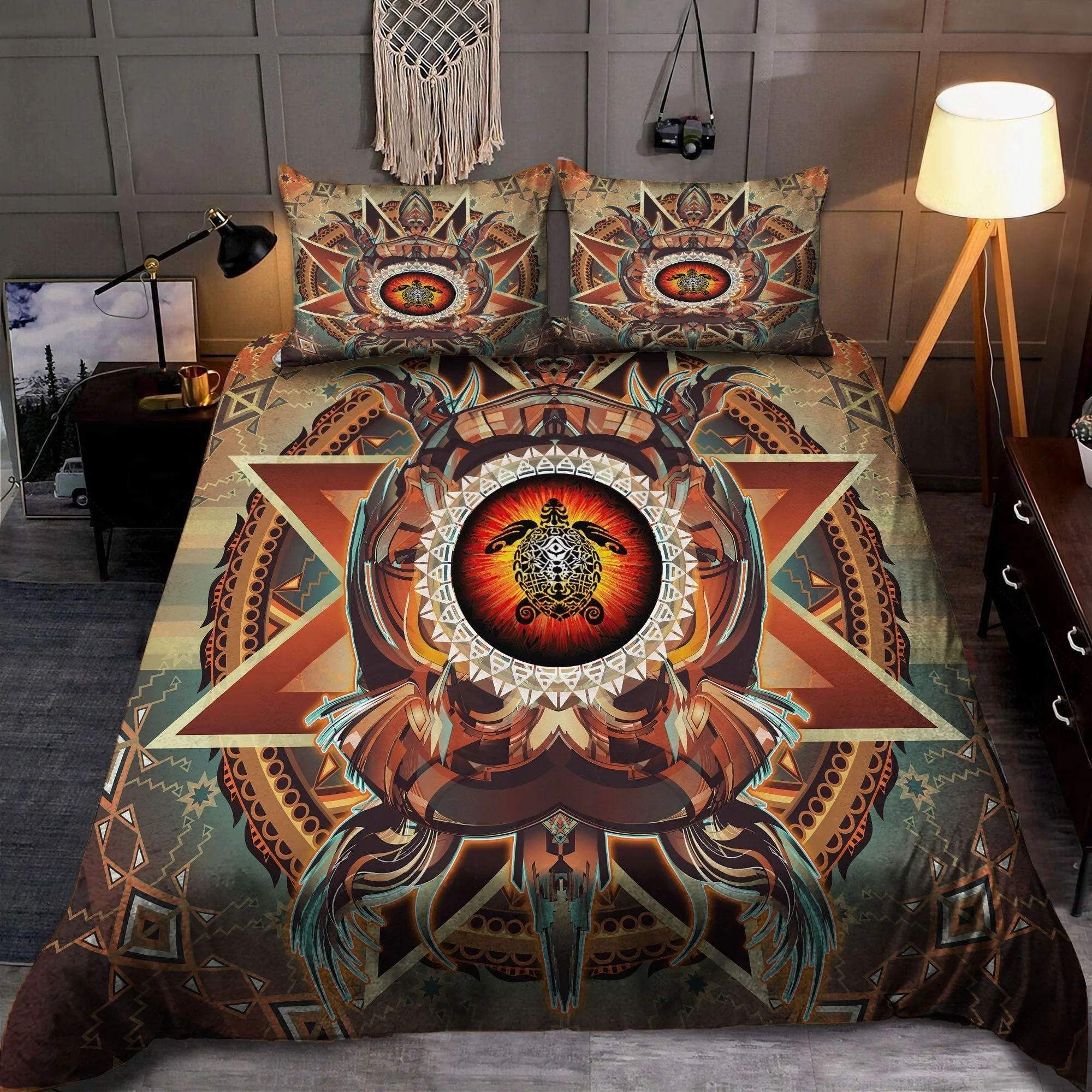 Turtle Spirit Native American Bedding Set WCS