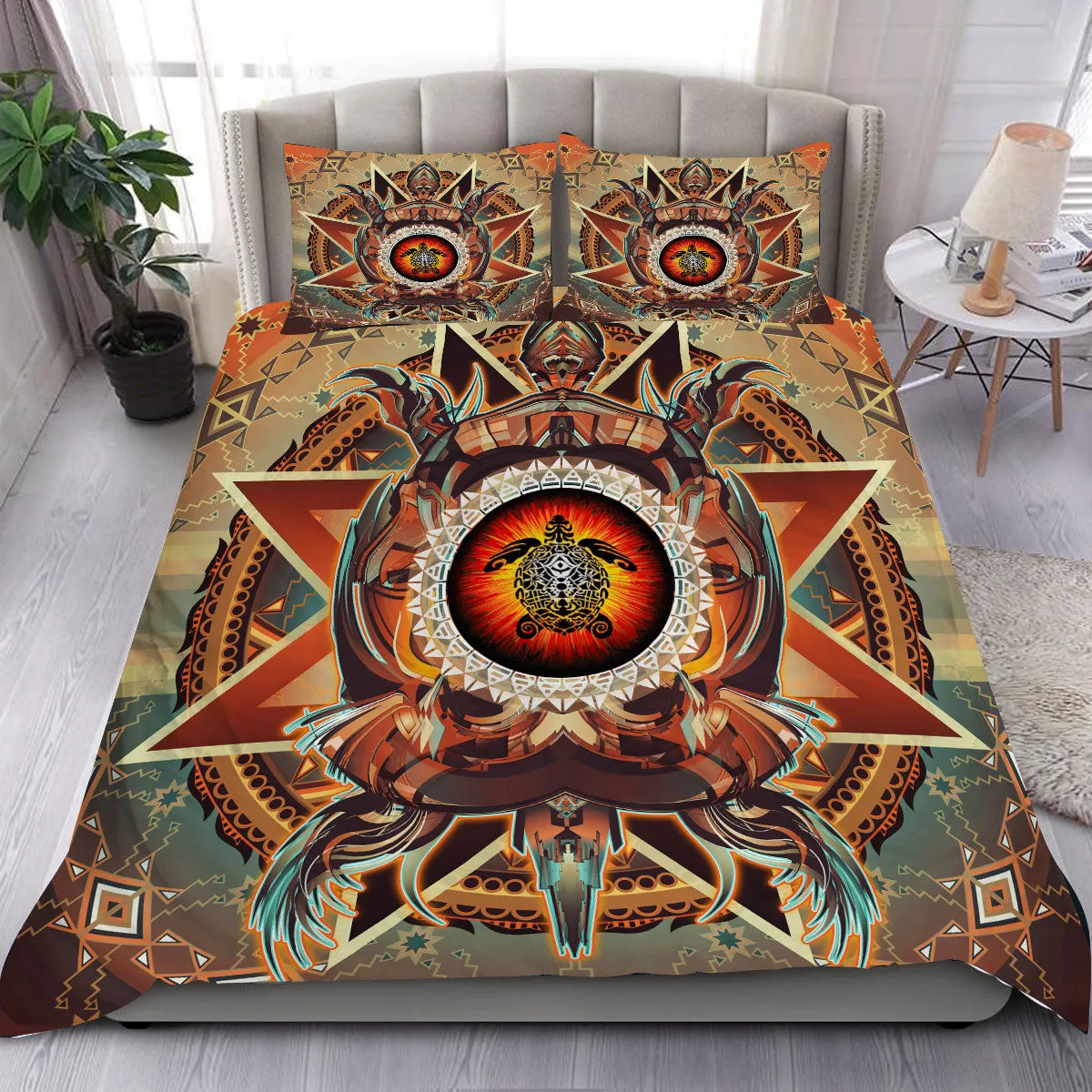 Turtle Spirit Native American Bedding Set WCS