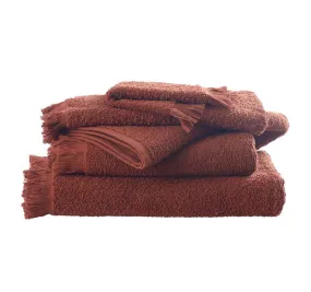 Tusca 700GSM Cotton Bath Towel Range Clay