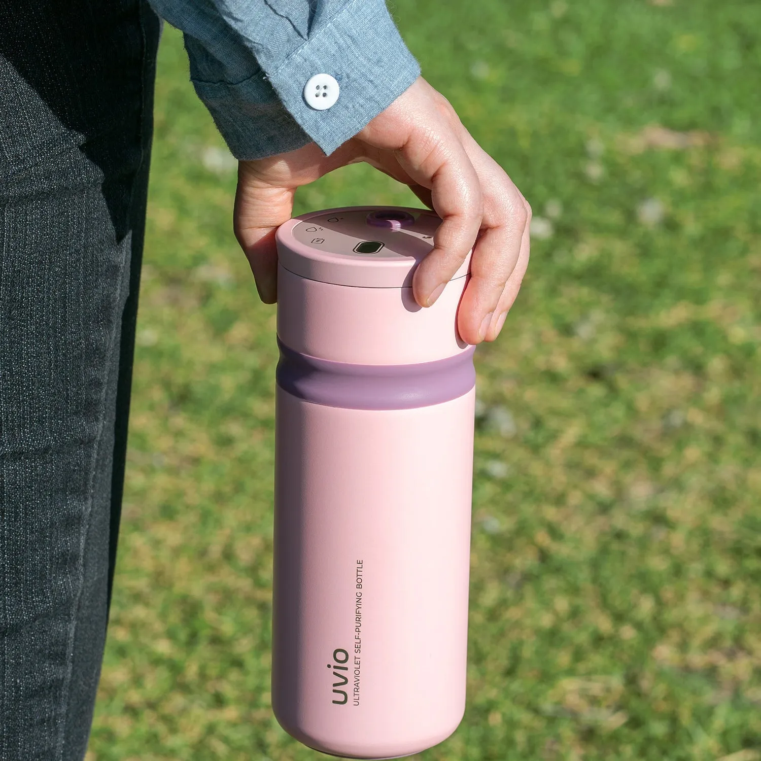 Uvio Self-Purifying Water Bottle