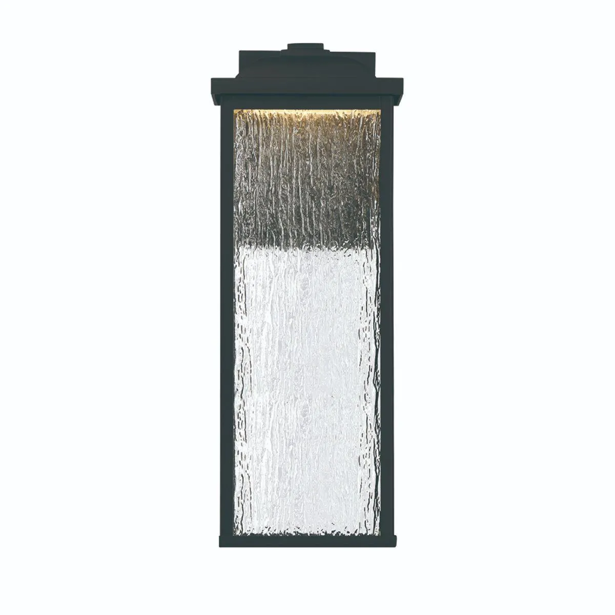 Venya 17 In. LED Outdoor Wall Light Black Finish