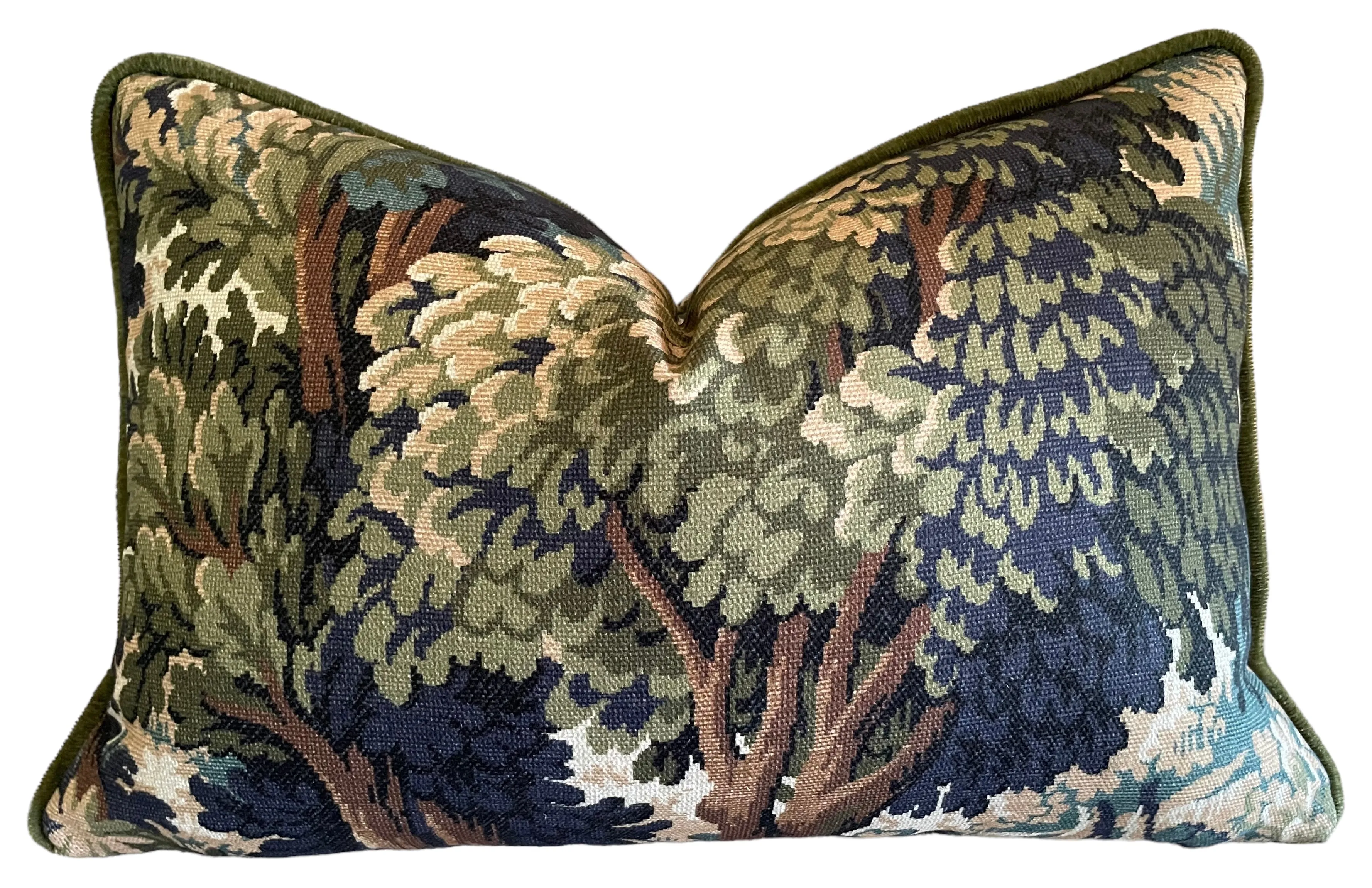 Verdure Tapestry Forest Pillow Cover: Available in 10 Sizes