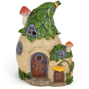 VP Home Mystic Garden Fairy Cottage Solar Powered LED Outdoor Decor