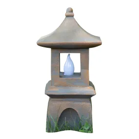 VP Home Zen Garden Pagoda Solar Powered LED Outdoor Decor