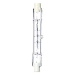 Westinghouse 0477700 100 Watt Halogen T3 Double-Ended Clear - 2900 Kelvin - Warm White - 1650 Lumens - RSC-Recessed Single Contact Base - 120 Volt - Card