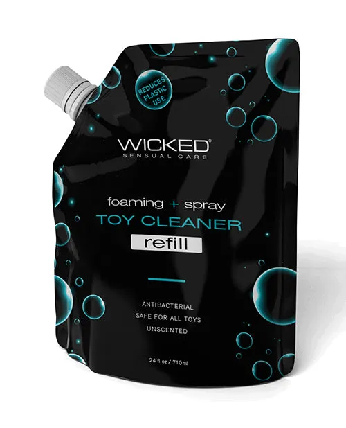 Wicked Sensual Care Foaming   Spray Toy Cleaner Refill Pouch