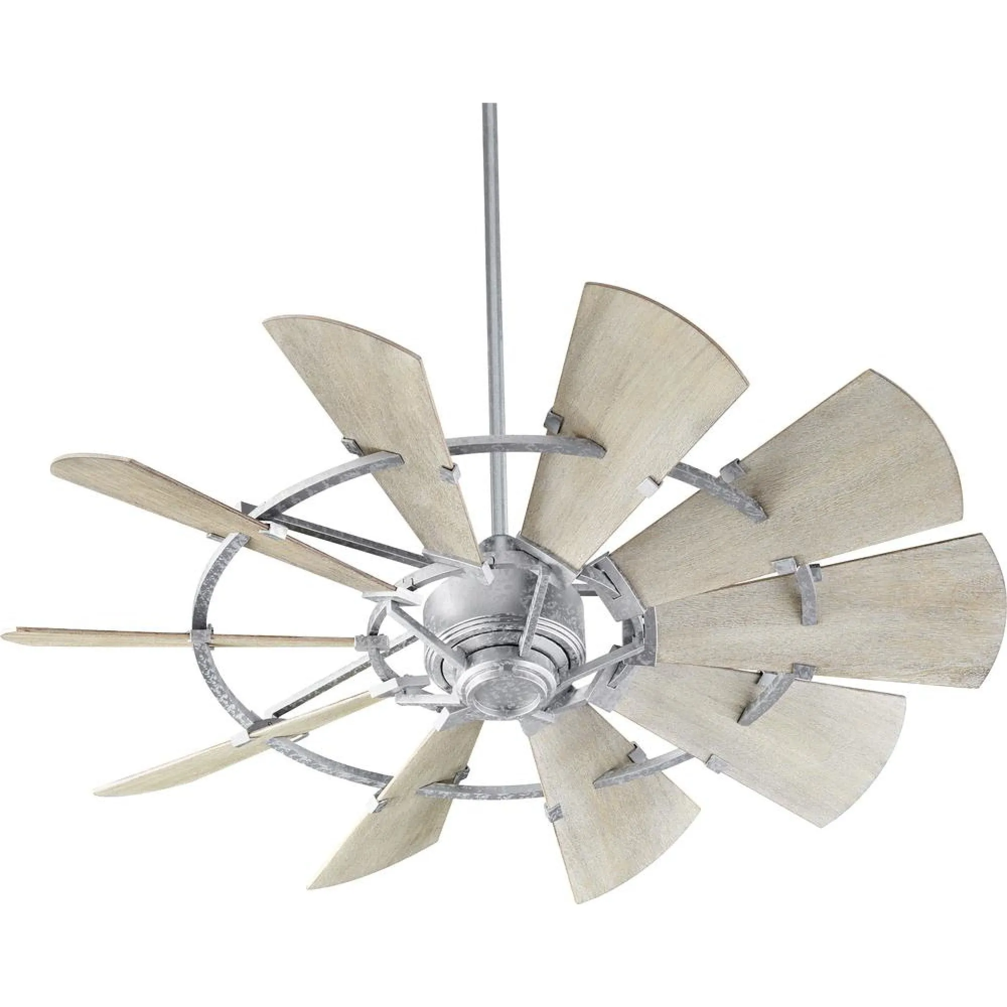 Windmill Ceiling Fan - Galvanized - Outdoor