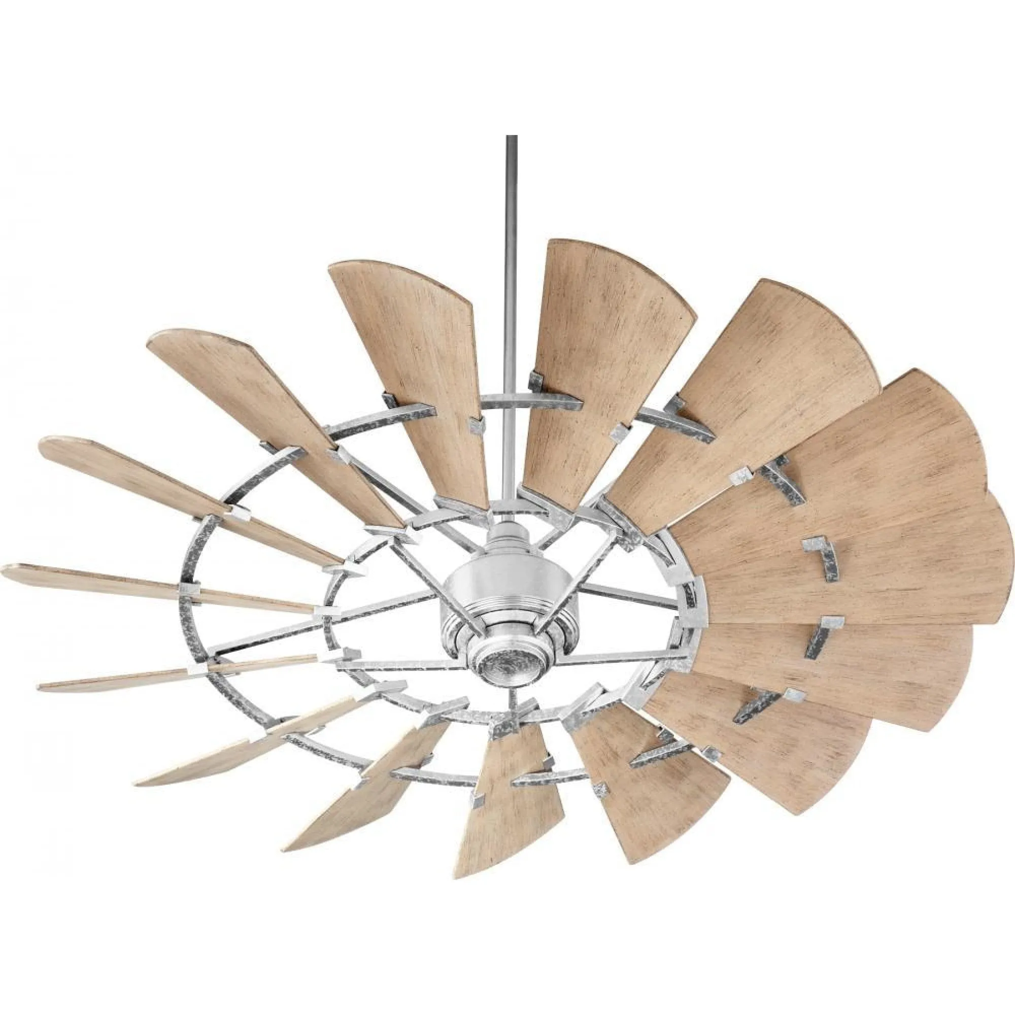 Windmill Ceiling Fan - Galvanized - Outdoor